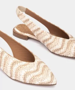 Chaussure Pedro Miralles Ballerines Plates Denudees En Cuir Crocchet Cipria