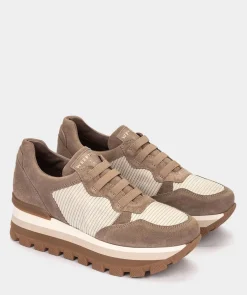 Chaussure Pedro Miralles Baskets En Cuir Velour Marmota