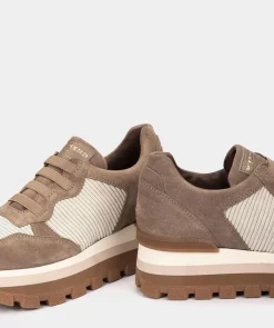 Chaussure Pedro Miralles Baskets En Cuir Velour Marmota