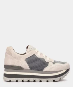 Chaussure Pedro Miralles Baskets En Cuir Bleu. Velour Artico