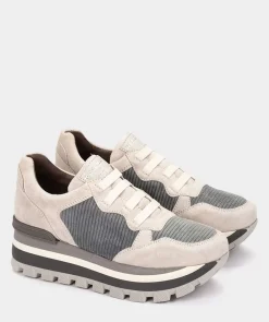Chaussure Pedro Miralles Baskets En Cuir Bleu. Velour Artico