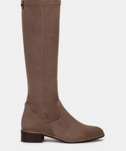Chaussure Pedro Miralles Botte En Cuir Vegetalien Elastique De Couleur Taupe Ante Strech Taupe