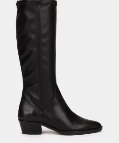 Chaussure Pedro Miralles Botte En Cuir Vegetalien De Couleur Noire Supreme Strech Negro
