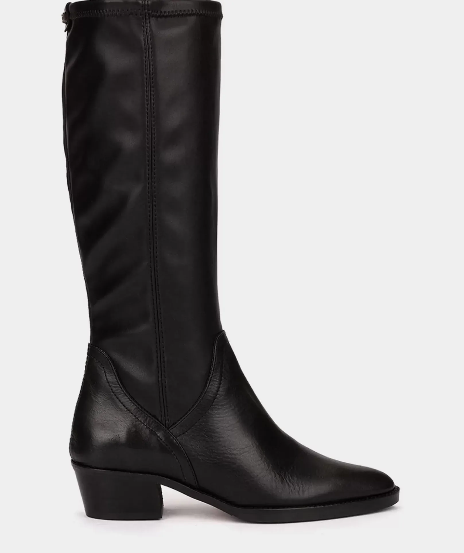 Chaussure Pedro Miralles Botte En Cuir Vegetalien De Couleur Noire Supreme Strech Negro