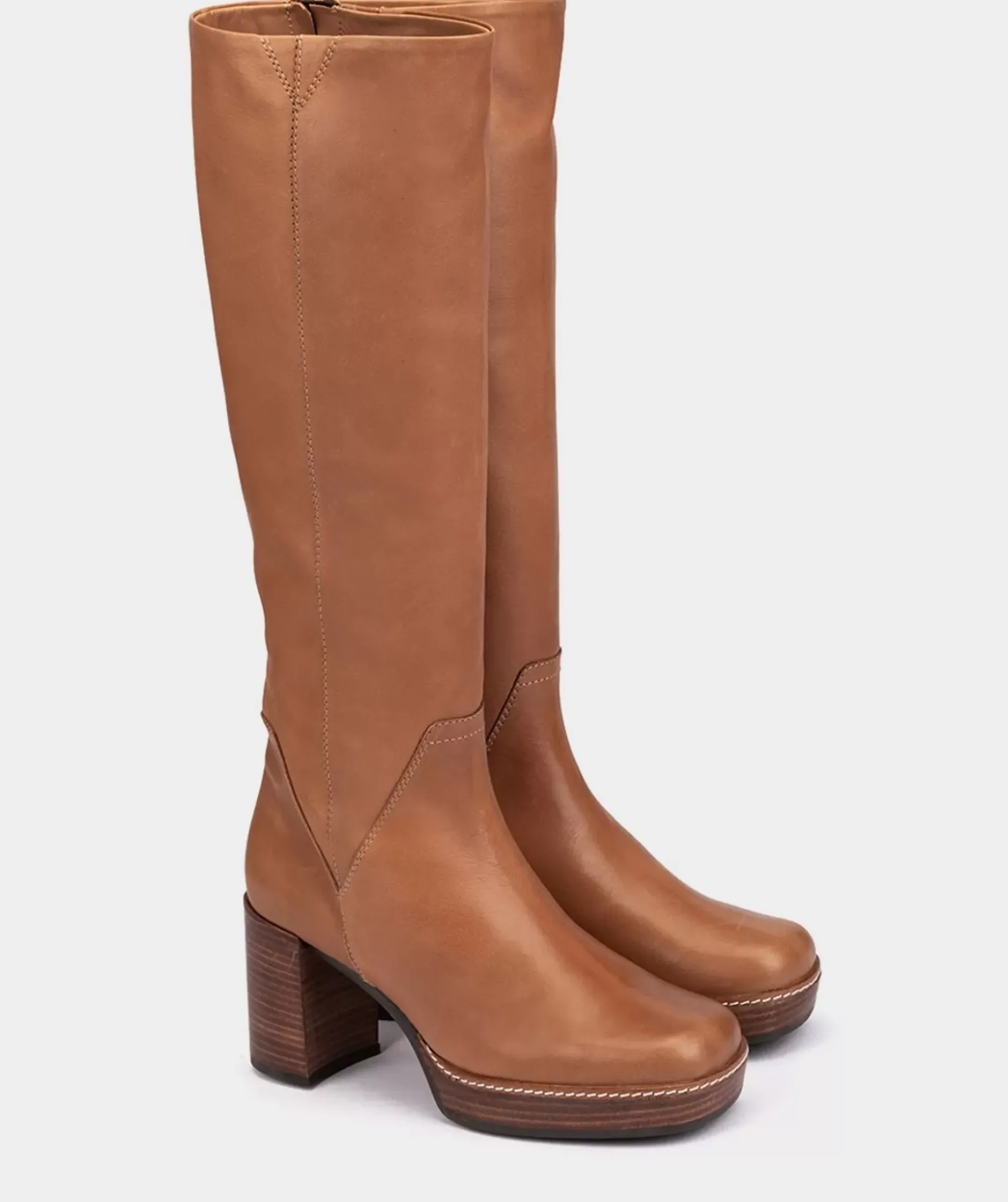 Chaussure Pedro Miralles Bottes A Haute Tige En Cuir. Cristal Negro