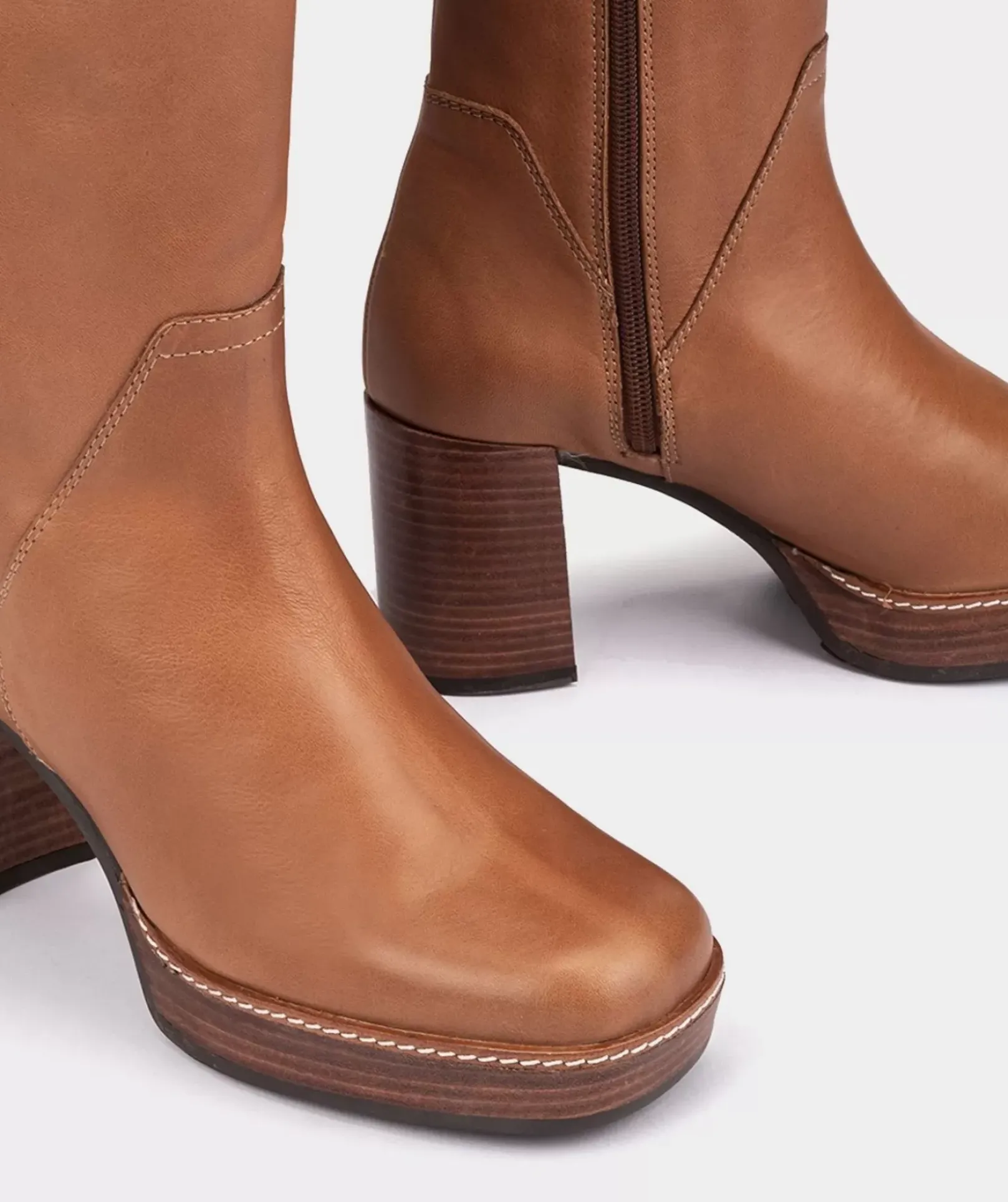 Chaussure Pedro Miralles Bottes A Haute Tige En Cuir. Cristal Ginger