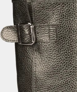 Chaussure Pedro Miralles Bottes En Cuir Style Motard. Nucleo Metal Plomo