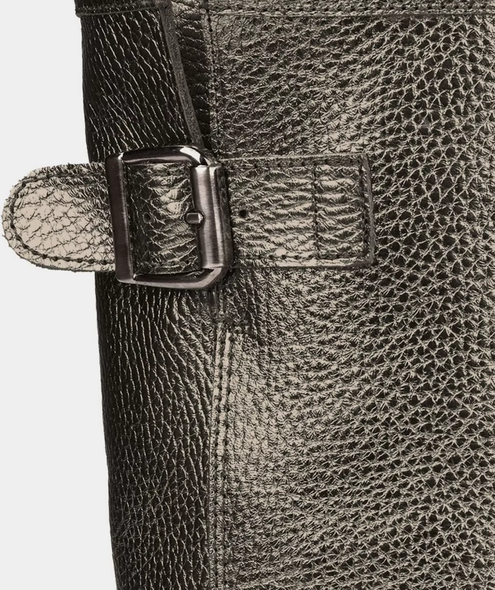 Chaussure Pedro Miralles Bottes En Cuir Style Motard. Nucleo Metal Plomo