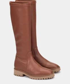 Chaussure Pedro Miralles Bottes En Cuir Vegan. Beluga Strech Tostado