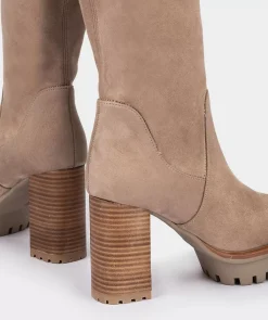 Chaussure Pedro Miralles Bottes En Tissu Elastique. Ante Strech Tabaco