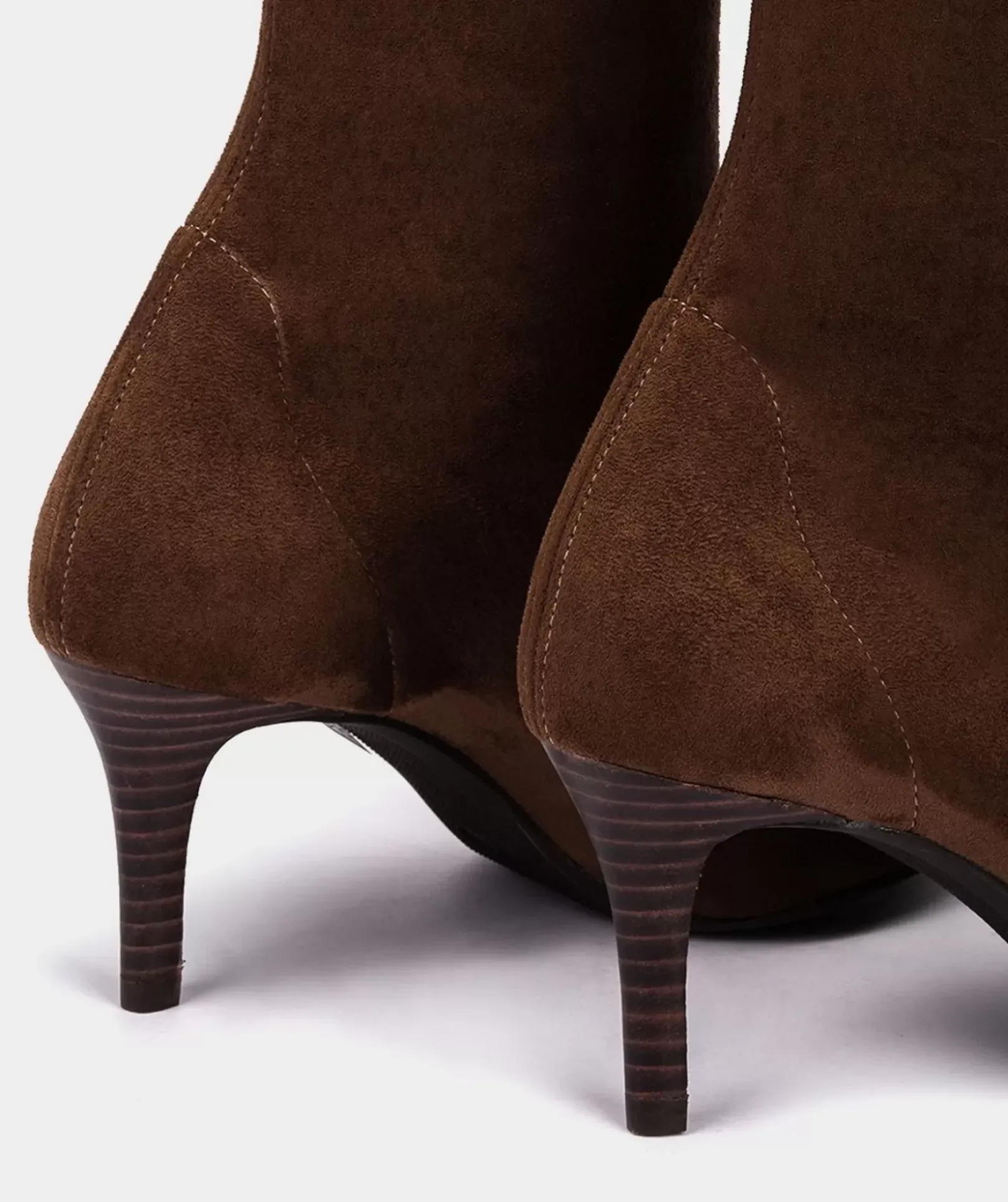 Chaussure Pedro Miralles Bottes Hautes En Tissu Elastique. Ante Strech Tabaco