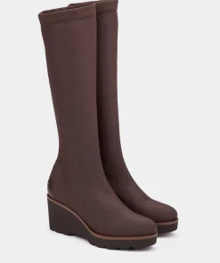 Chaussure Pedro Miralles Bottes Hautes En Tissu Elastique. Ante Strech Navy