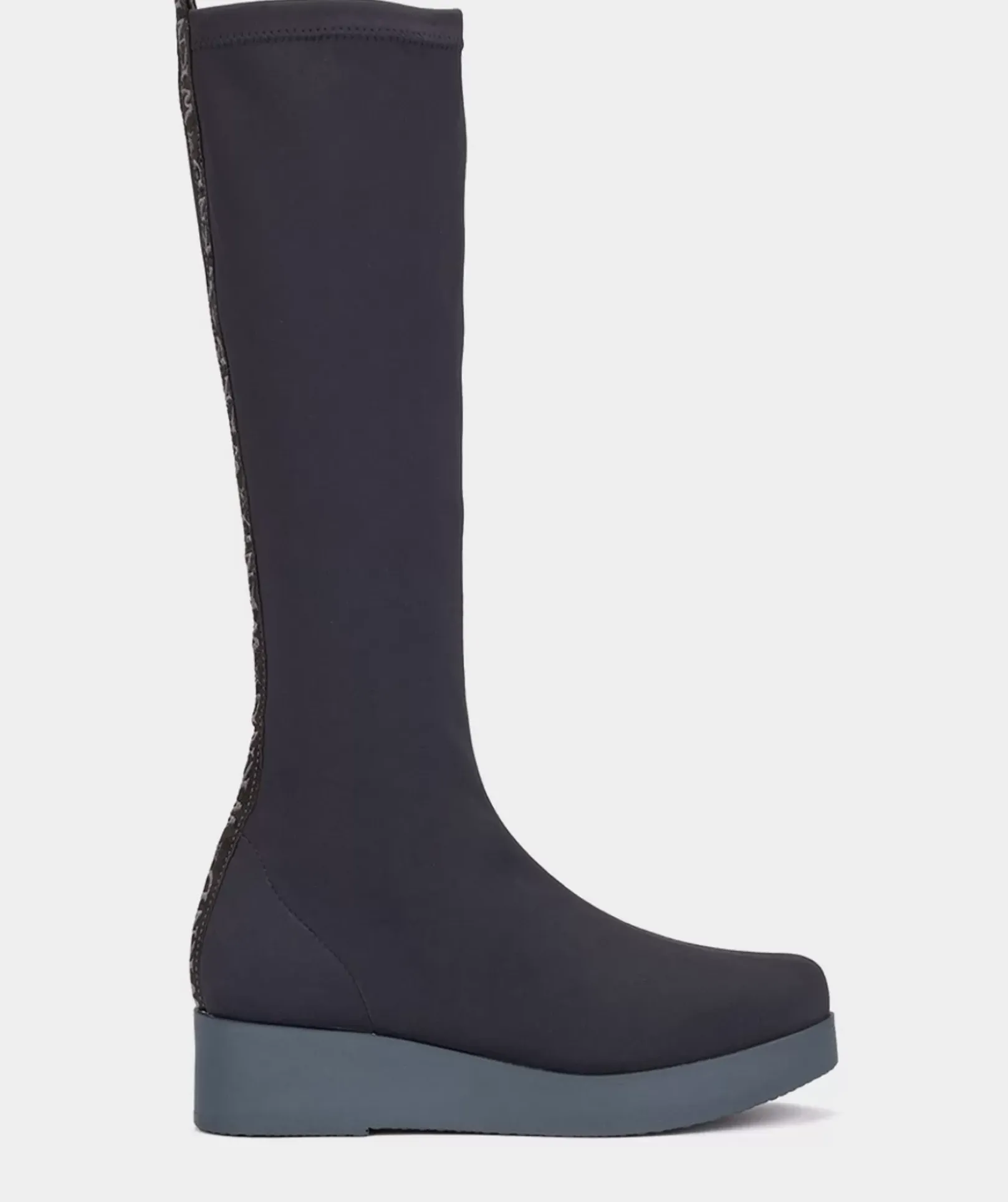Chaussure Pedro Miralles Bottes Hautes En Tissu Extensible De Couleur Bleu Marine Amstel Pacifico