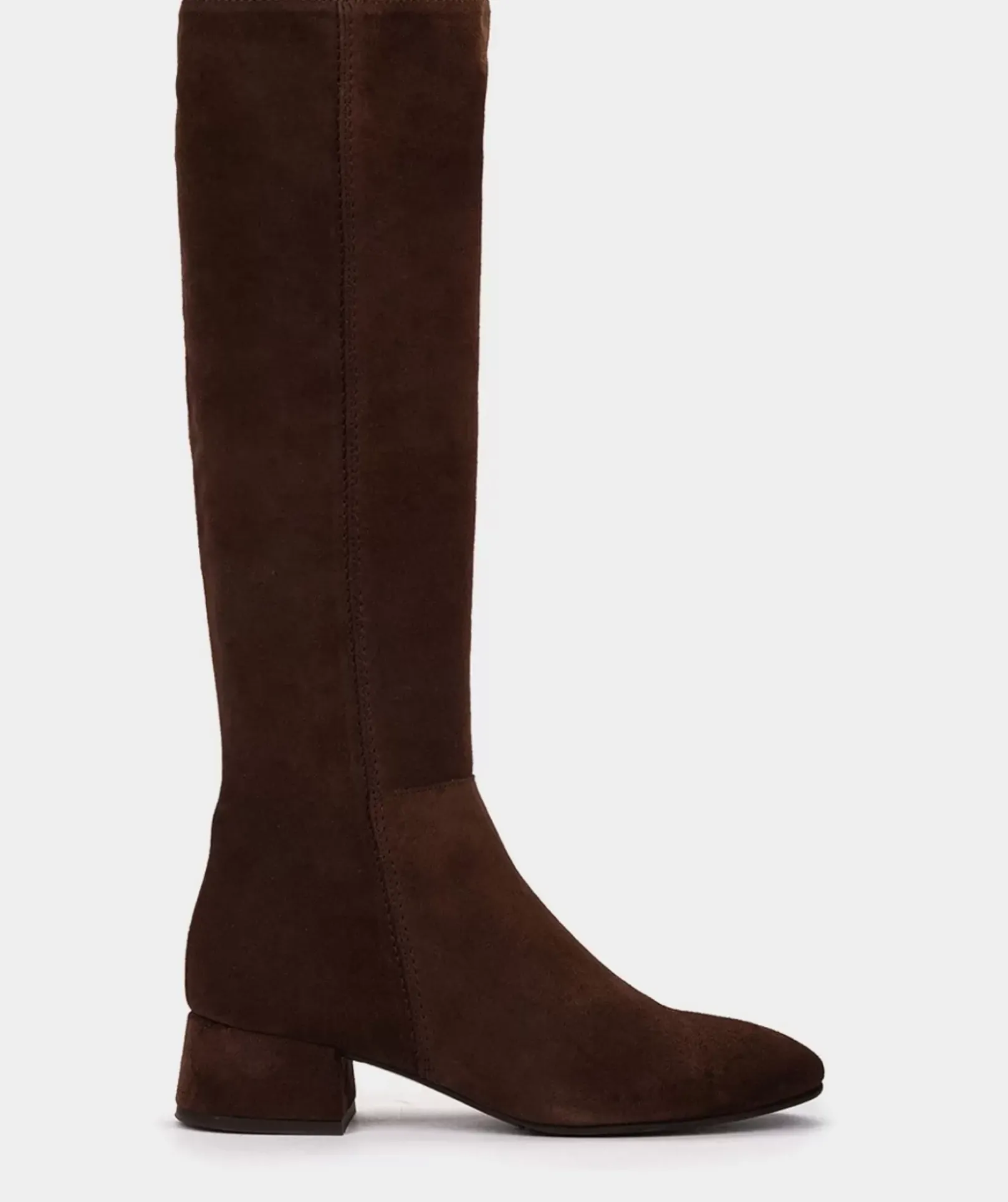Chaussure Pedro Miralles Bottes Montantes En Croute De Cuir De Couleur Marron Velour Pompei