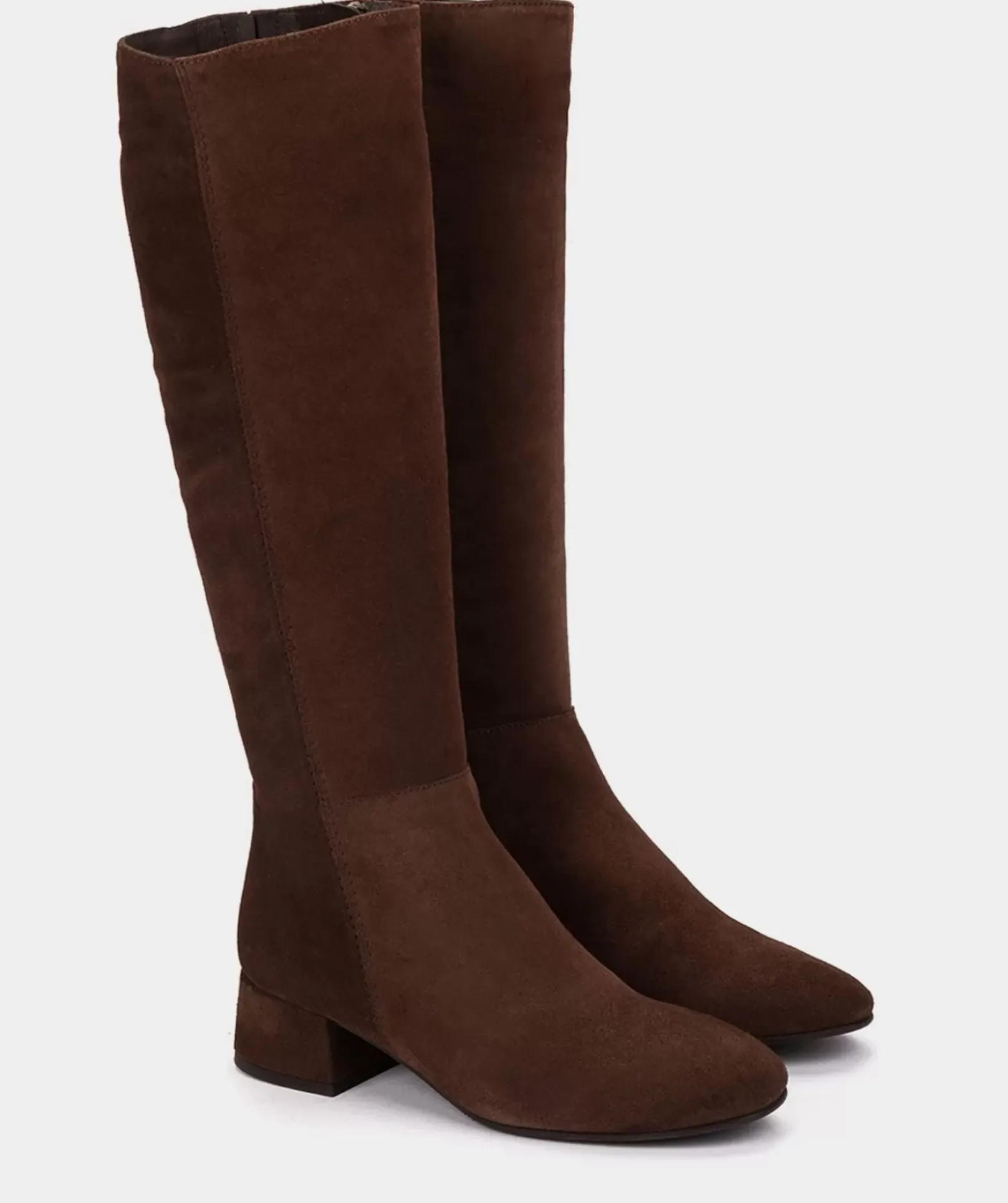 Chaussure Pedro Miralles Bottes Montantes En Croute De Cuir De Couleur Marron Velour Pompei