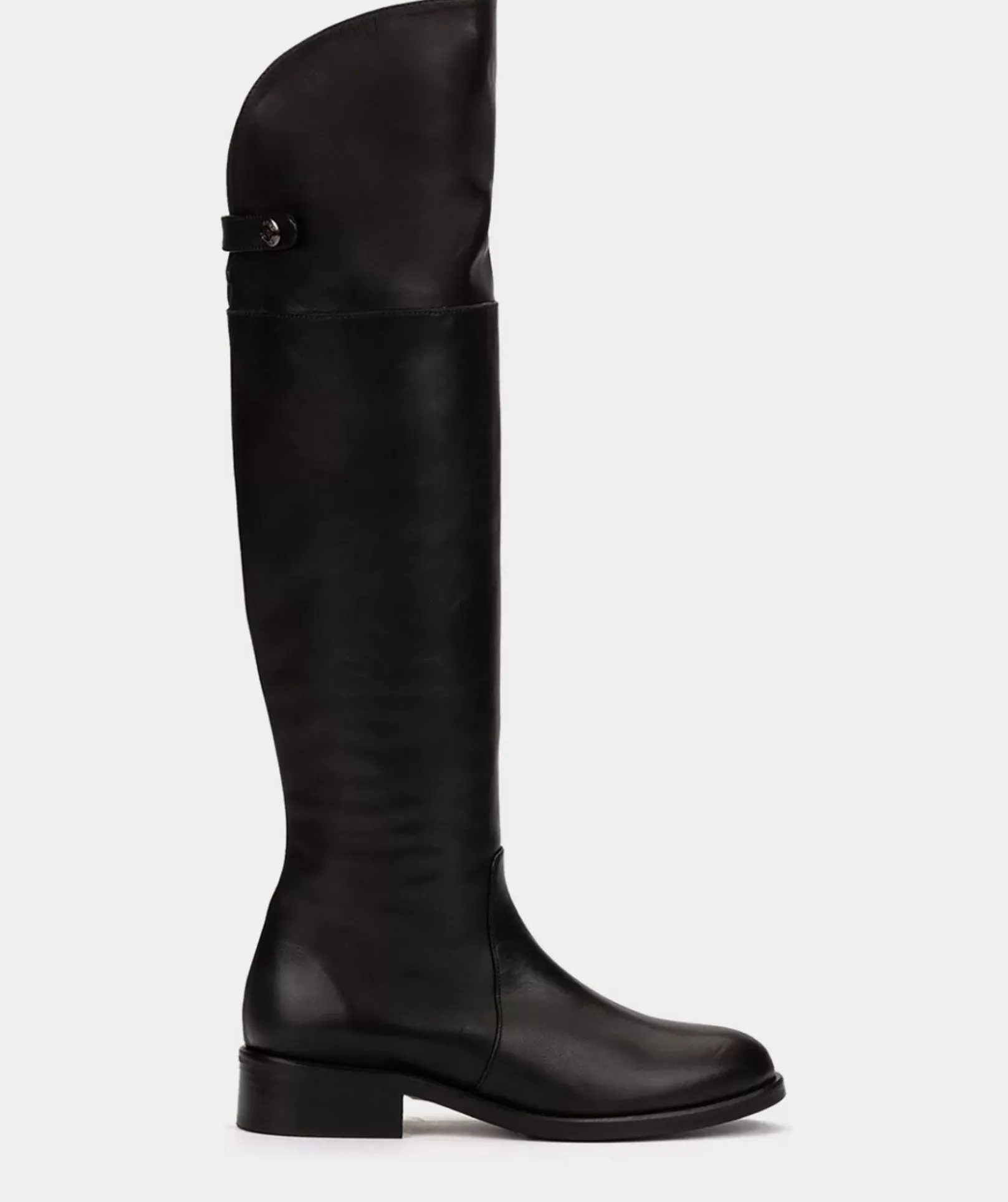 Chaussure Pedro Miralles Bottes Montantes En Cuir De Couleur Noire Seta Negro