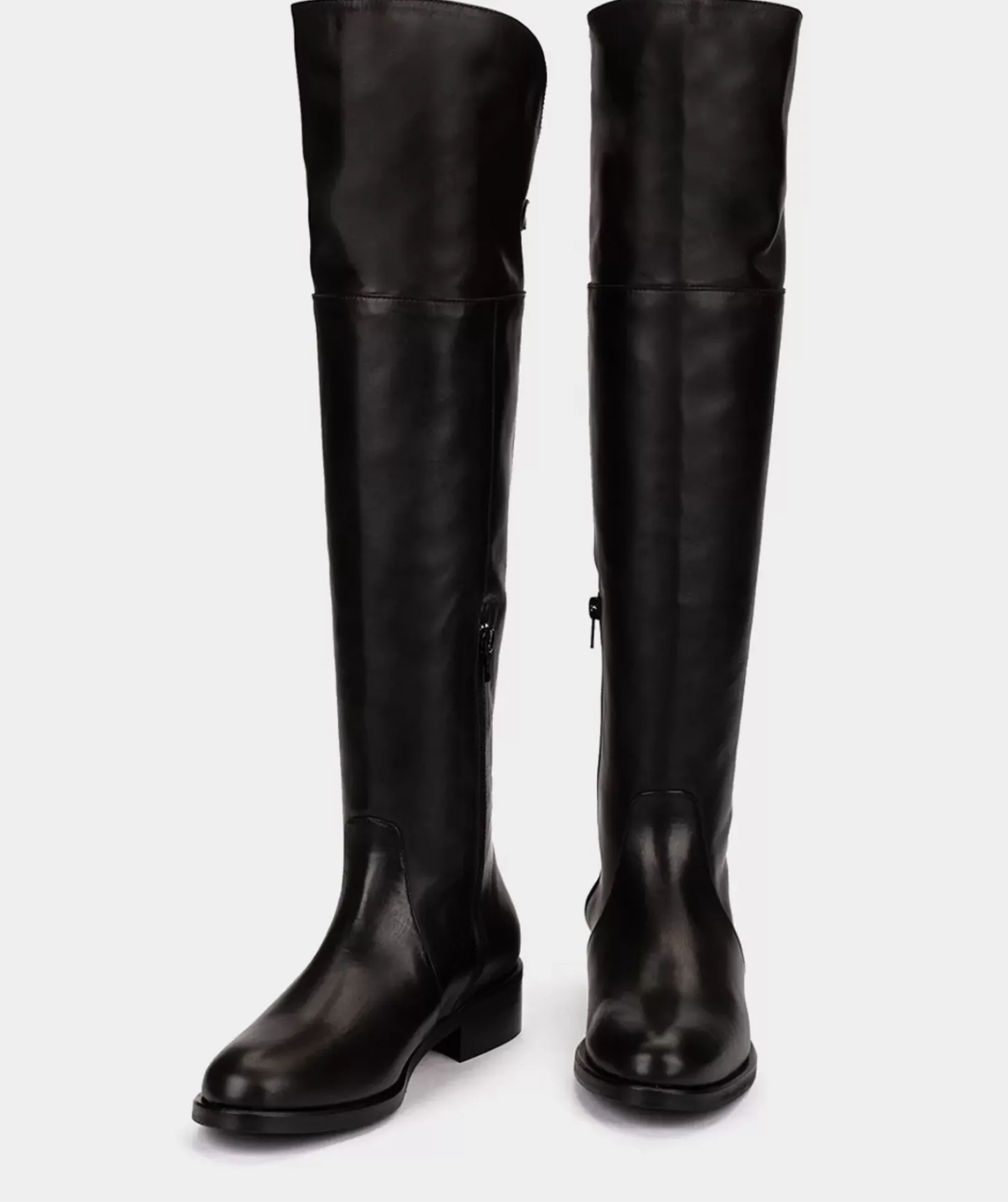 Chaussure Pedro Miralles Bottes Montantes En Cuir De Couleur Noire Seta Negro