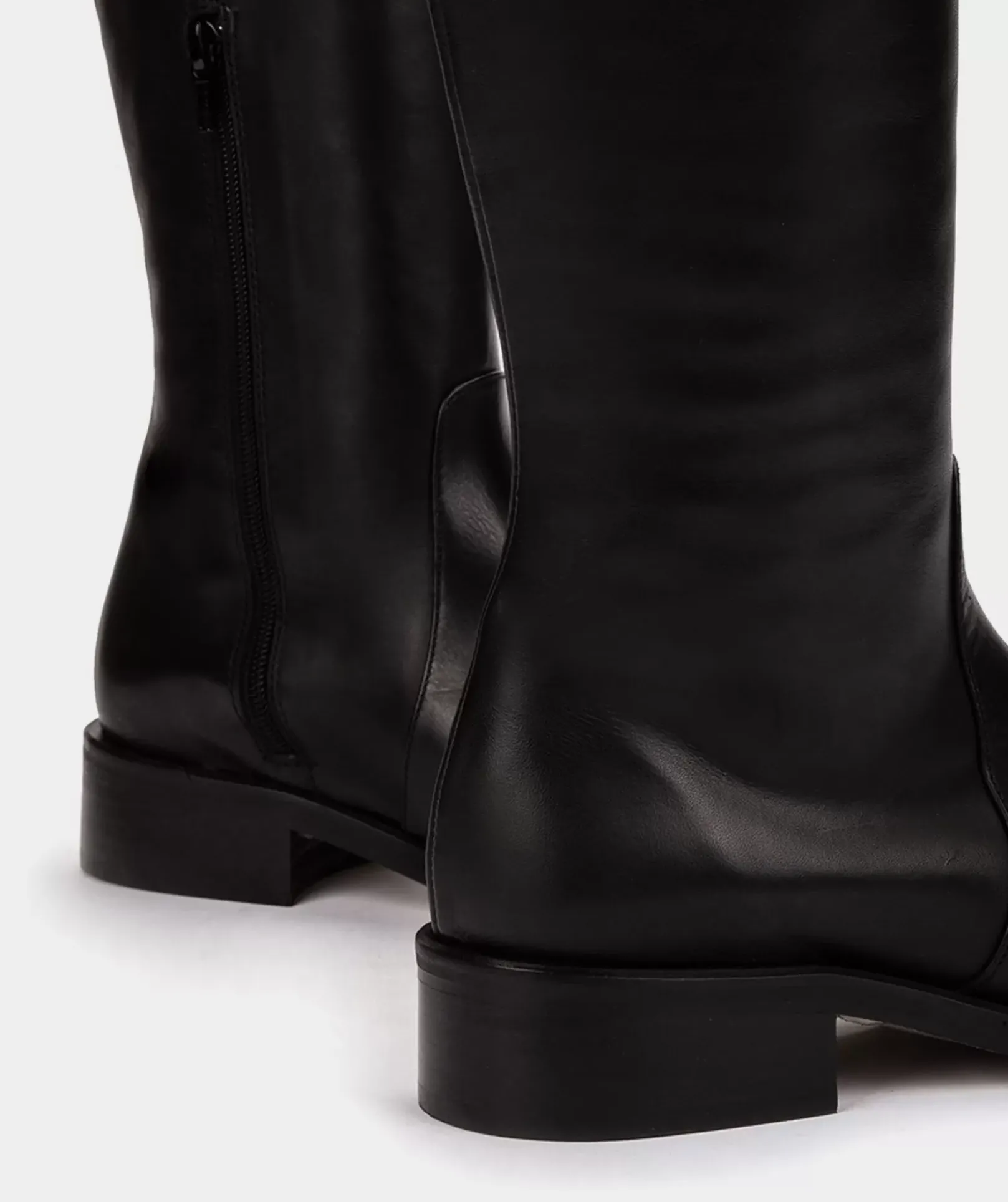Chaussure Pedro Miralles Bottes Montantes En Cuir De Couleur Noire Seta Negro