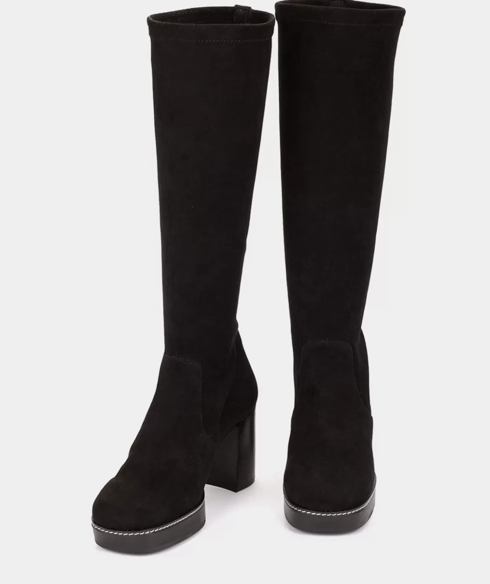Chaussure Pedro Miralles Bottes Montantes En Tissu Elastique Ante Strech Negro