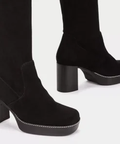 Chaussure Pedro Miralles Bottes Montantes En Tissu Elastique Ante Strech Negro