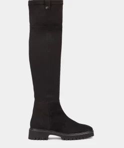 Chaussure Pedro Miralles Bottes Montantes En Tissu Elastique Noir Ante Strech Negro
