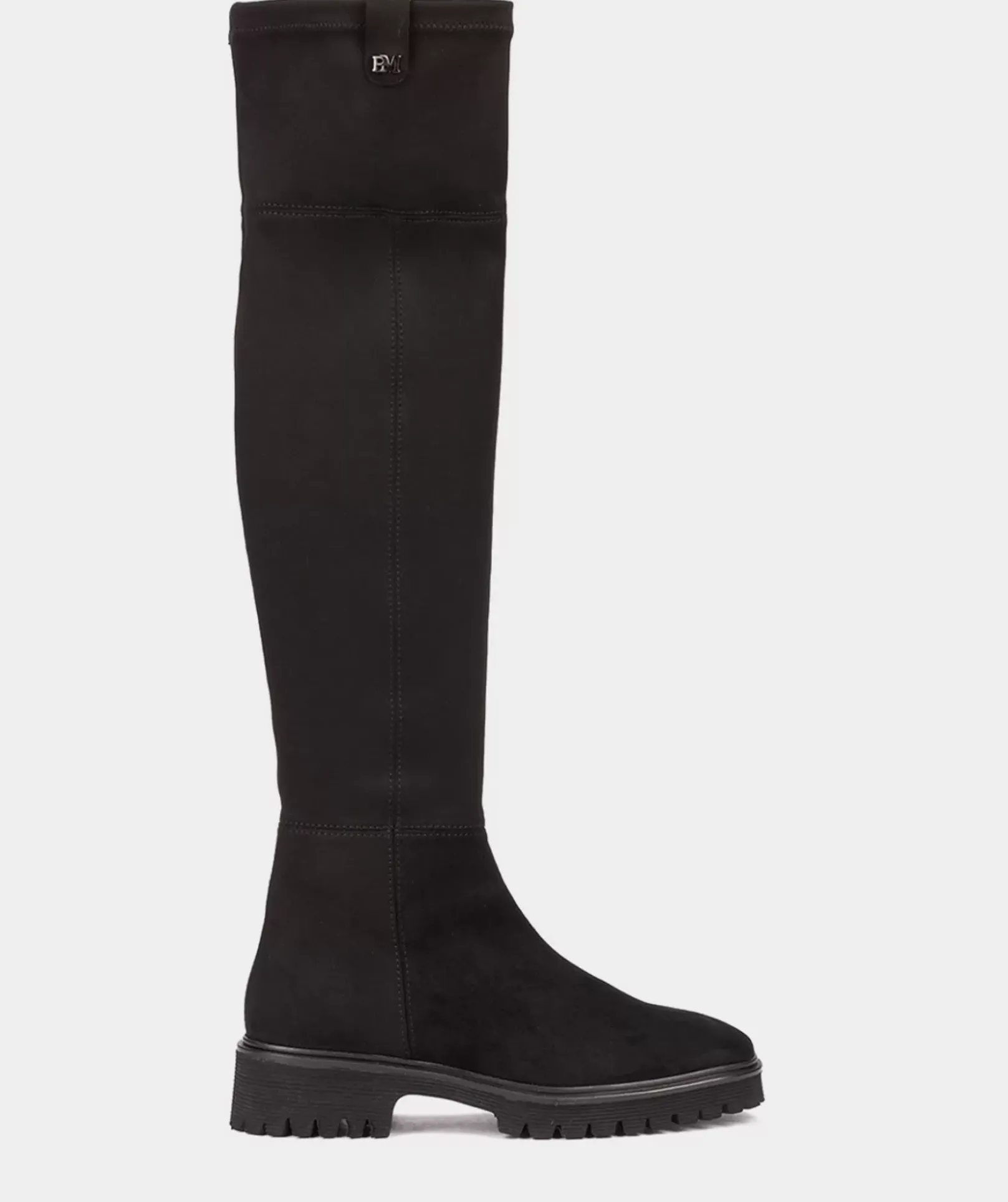 Chaussure Pedro Miralles Bottes Montantes En Tissu Elastique Noir Ante Strech Negro