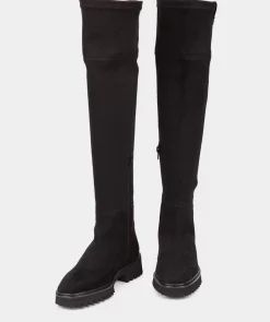 Chaussure Pedro Miralles Bottes Montantes En Tissu Elastique Noir Ante Strech Negro