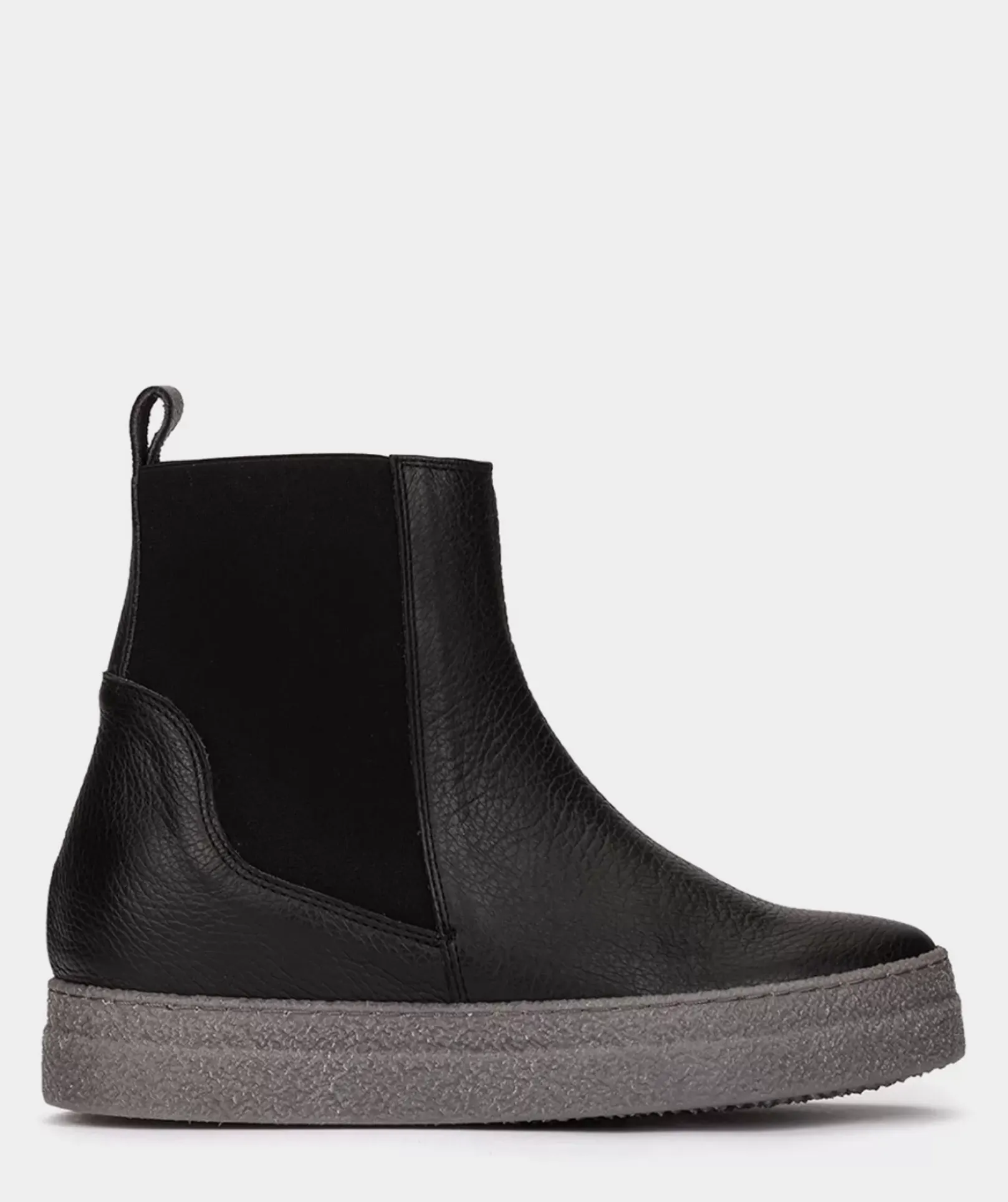 Chaussure Pedro Miralles Bottines A Semelle Compensee Et Plateforme En Cuir Noir Nucleo Negro