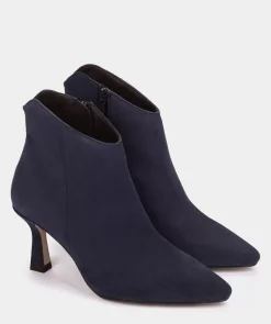 Chaussure Pedro Miralles Bottines A Talon En Daim Amalfi Londra