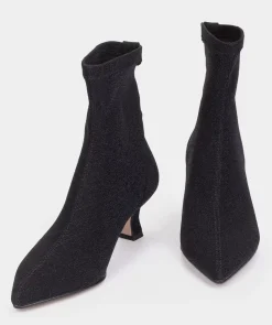 Chaussure Pedro Miralles Bottines A Talon En Tissu Brillant Bright Marino