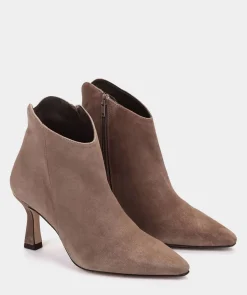 Chaussure Pedro Miralles Bottines A Talons En Daim Amalfi Acero
