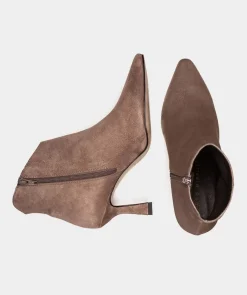 Chaussure Pedro Miralles Bottines A Talons En Daim Amalfi Acero