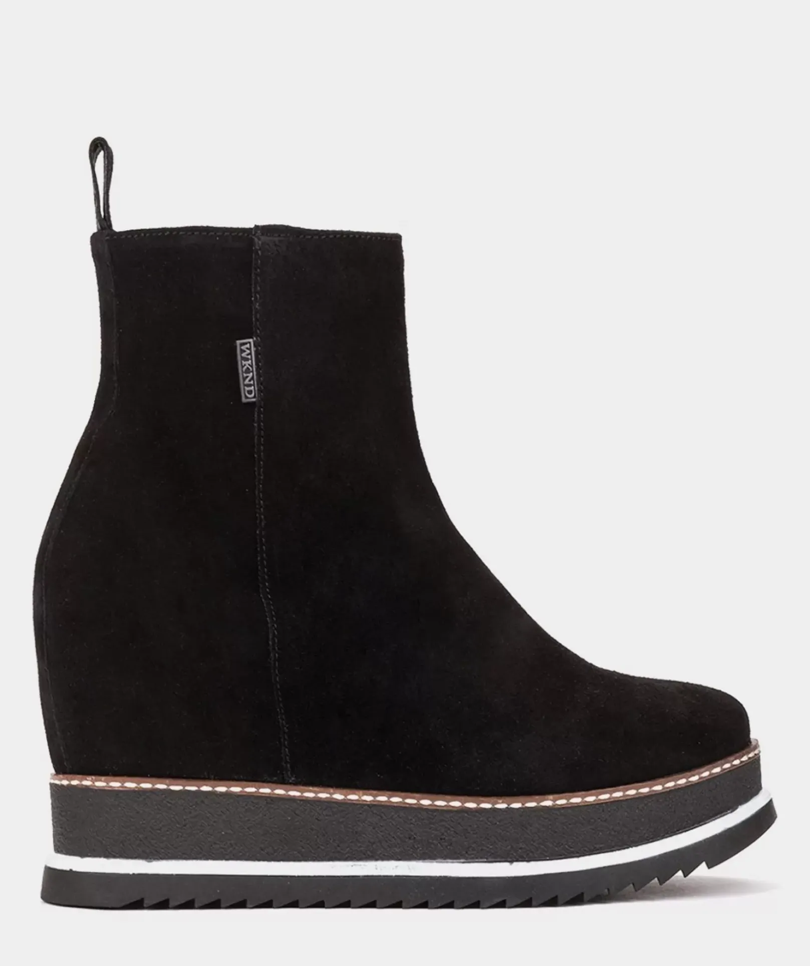 Chaussure Pedro Miralles Bottines Compensees Avec Plateforme En Daim Velour Birra