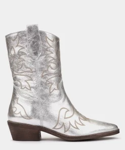 Chaussure Pedro Miralles Bottines Cowboy En Cuir Nacar Bronce