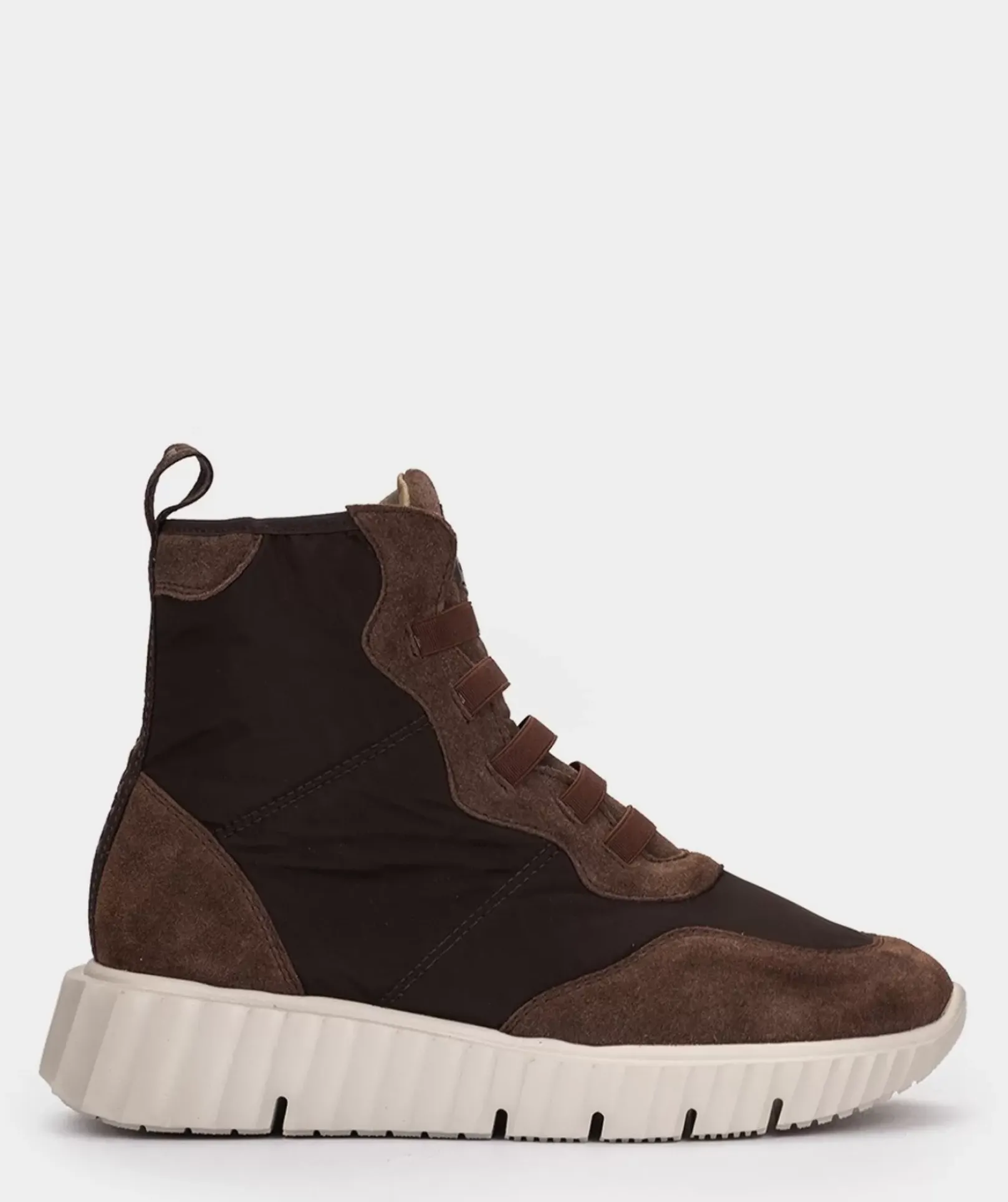 Chaussure Pedro Miralles Bottines De Sport En Daim Et Tissu Marron Meme Marron
