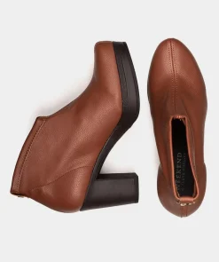 Chaussure Pedro Miralles Bottines Elastiques En Cuir Vegan Couleur Cuir Onix Cuero