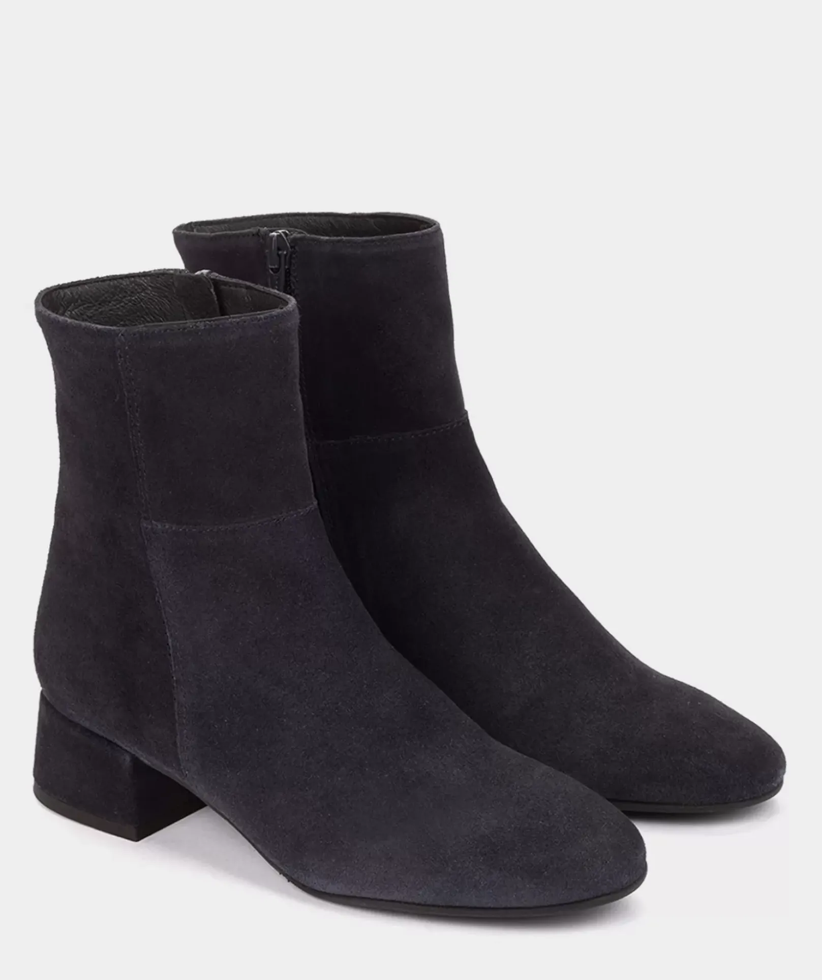 Chaussure Pedro Miralles Bottines En Cuir De Couleur Bleues Marines Velour Navy