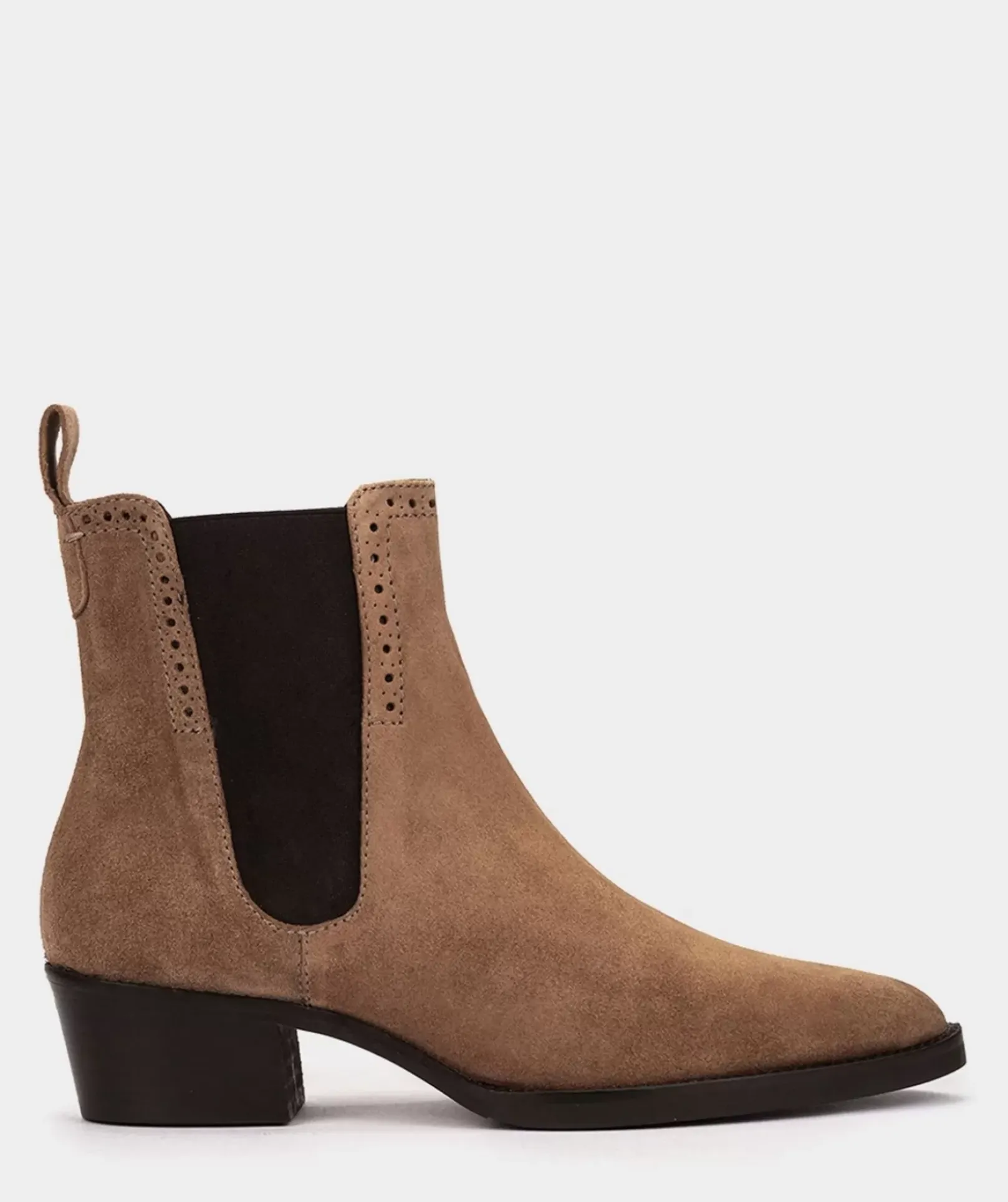Chaussure Pedro Miralles Bottines En Cuir Fendu De Couleur Marron Velour Birra