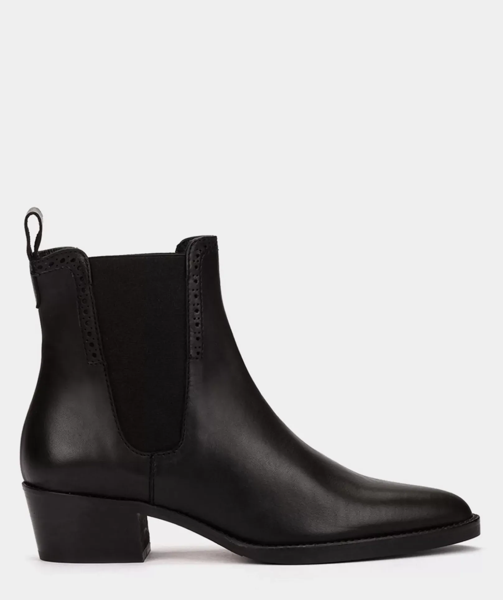 Chaussure Pedro Miralles Bottines En Cuir Fendu De Couleur Noire Seta Negro