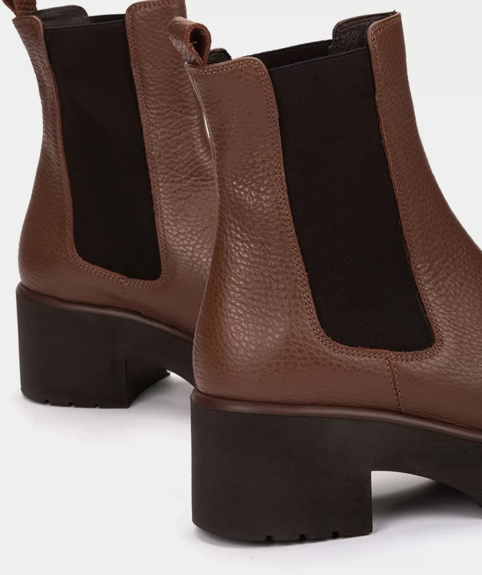 Chaussure Pedro Miralles Bottines En Cuir Marron Nucleo Vaqueta