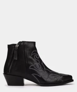 Chaussure Pedro Miralles Bottines En Cuir Noir A Effet Huile Elit Negro