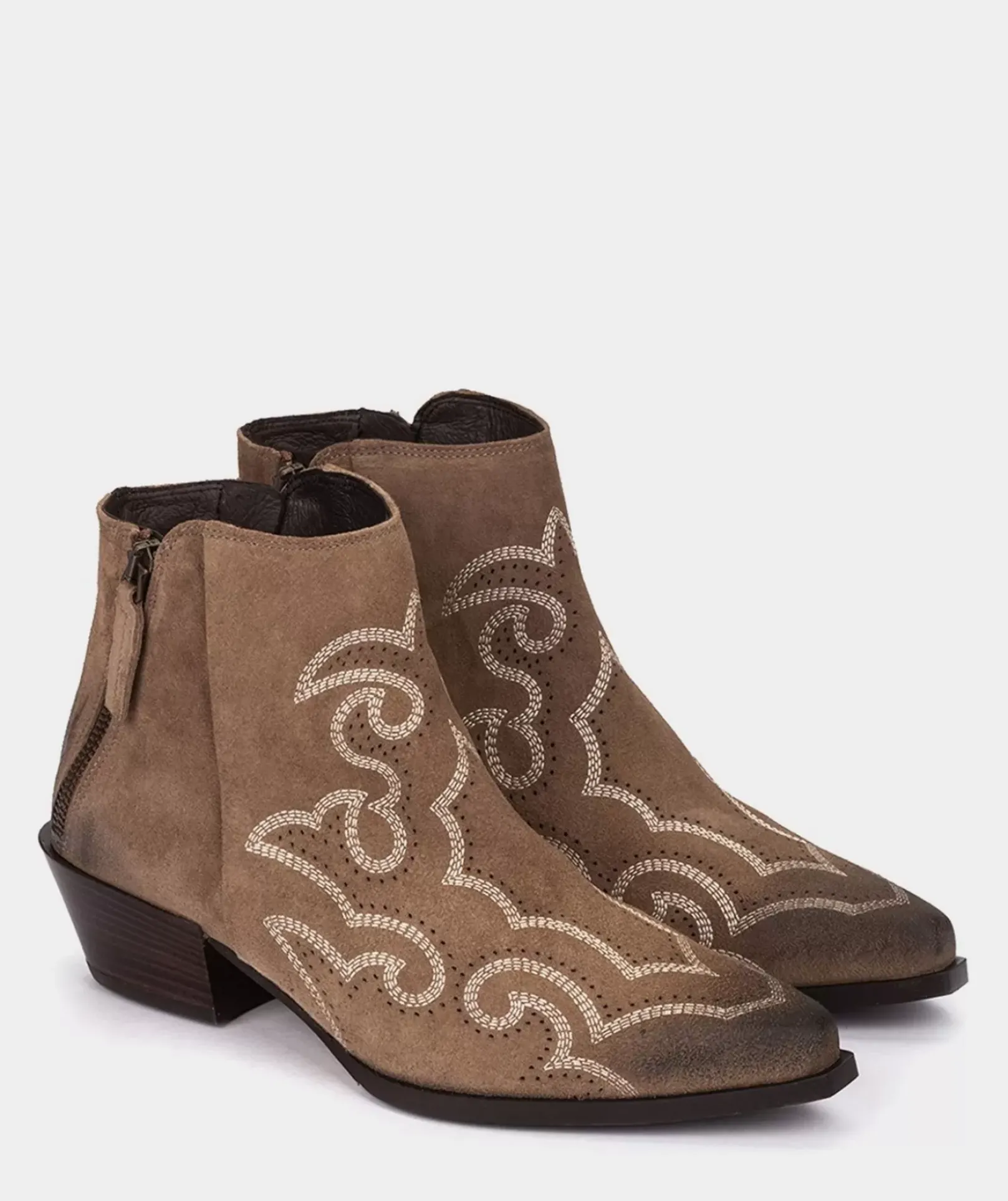 Chaussure Pedro Miralles Bottines En Cuir Suede A Effet Huile De Couleur Camel Cortina Oil Camel