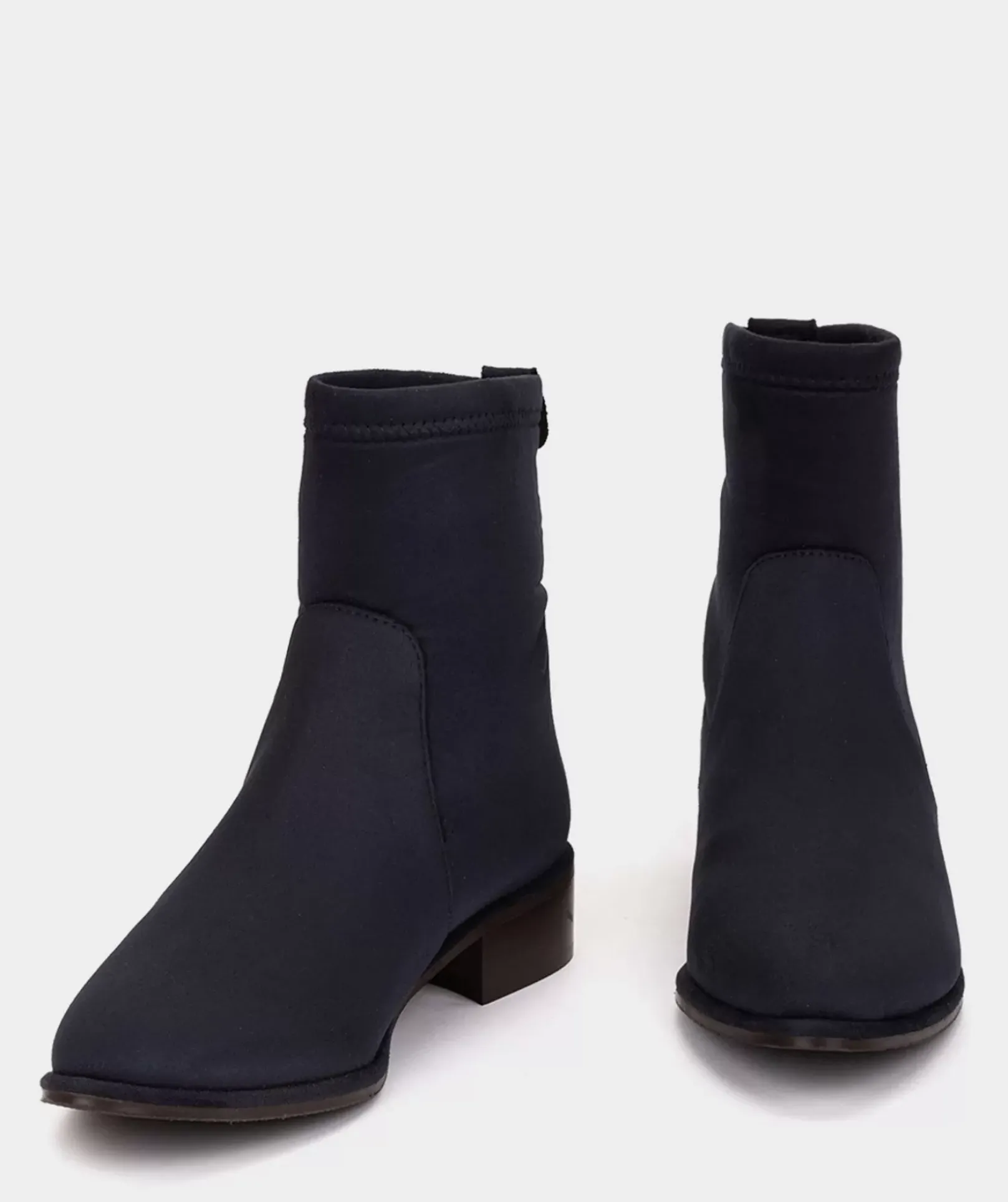 Chaussure Pedro Miralles Bottines En Cuir Vegetalien Extensible Bleu Marine Ante Strech Marino