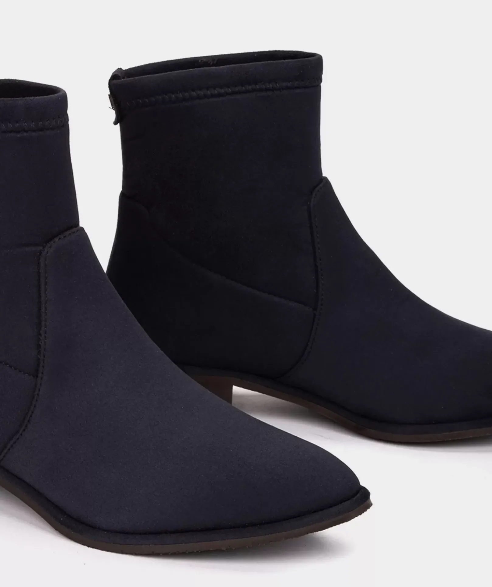 Chaussure Pedro Miralles Bottines En Cuir Vegetalien Extensible Bleu Marine Ante Strech Marino