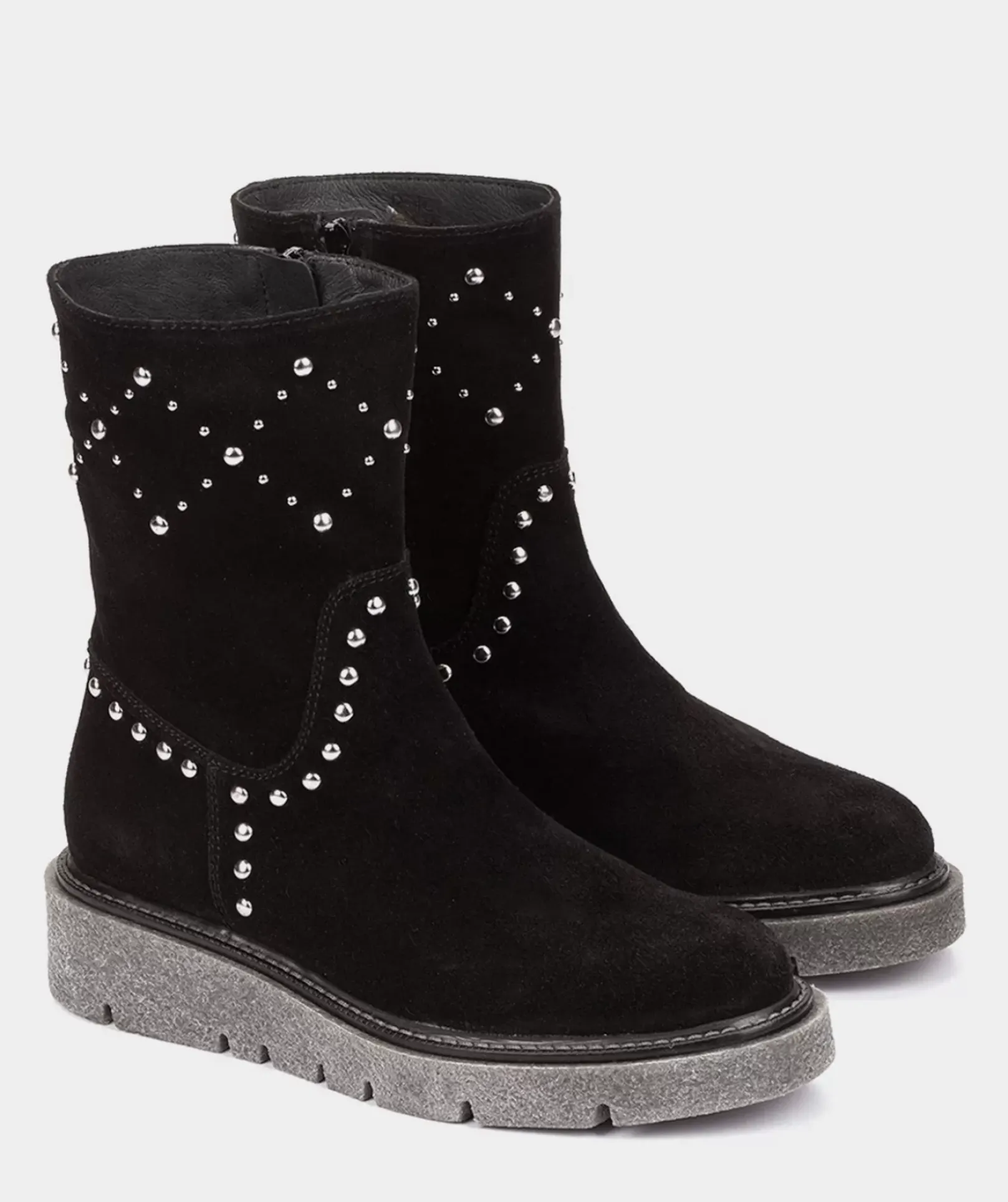 Chaussure Pedro Miralles Bottines En Daim Noir Velour Negro
