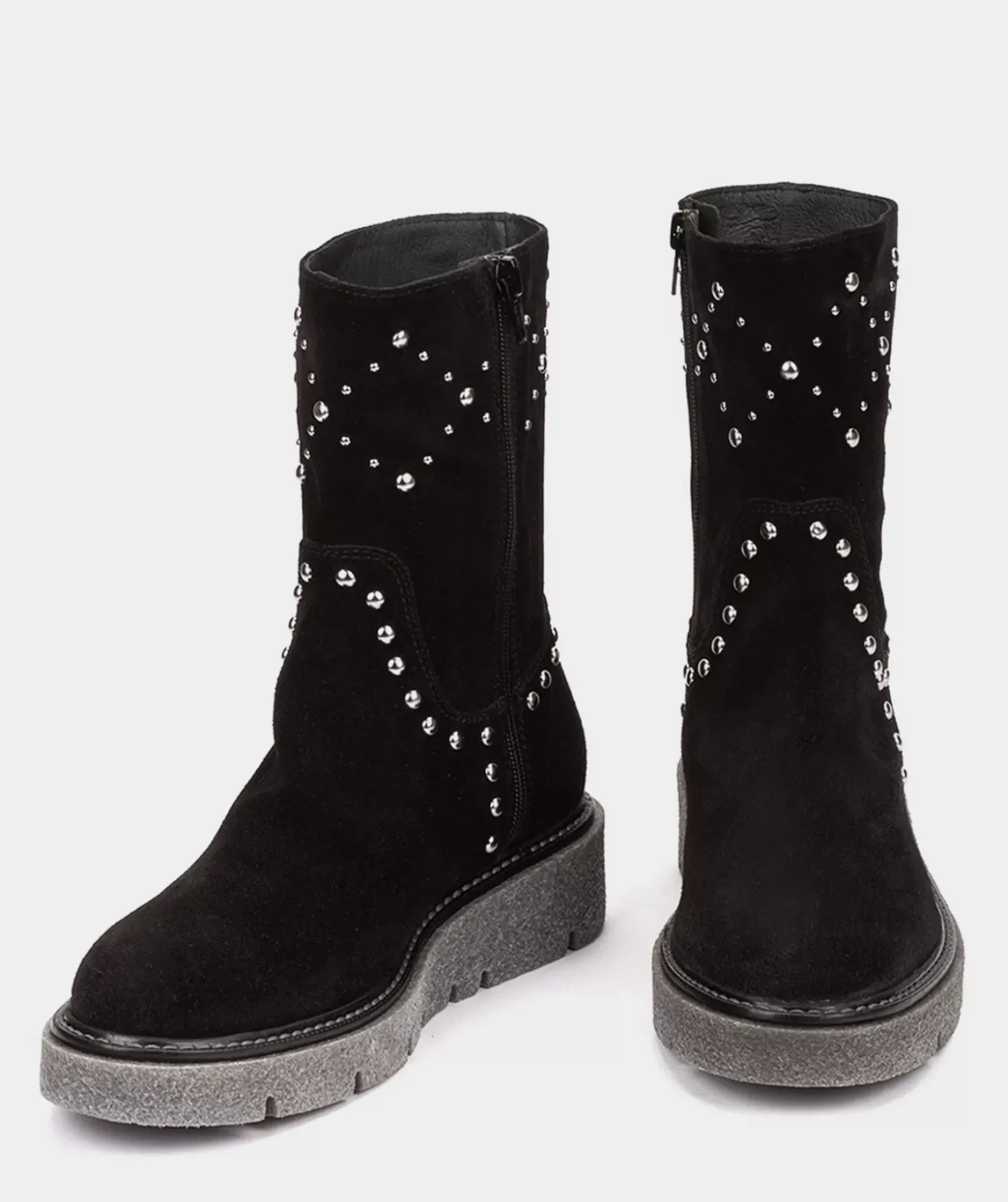 Chaussure Pedro Miralles Bottines En Daim Noir Velour Negro
