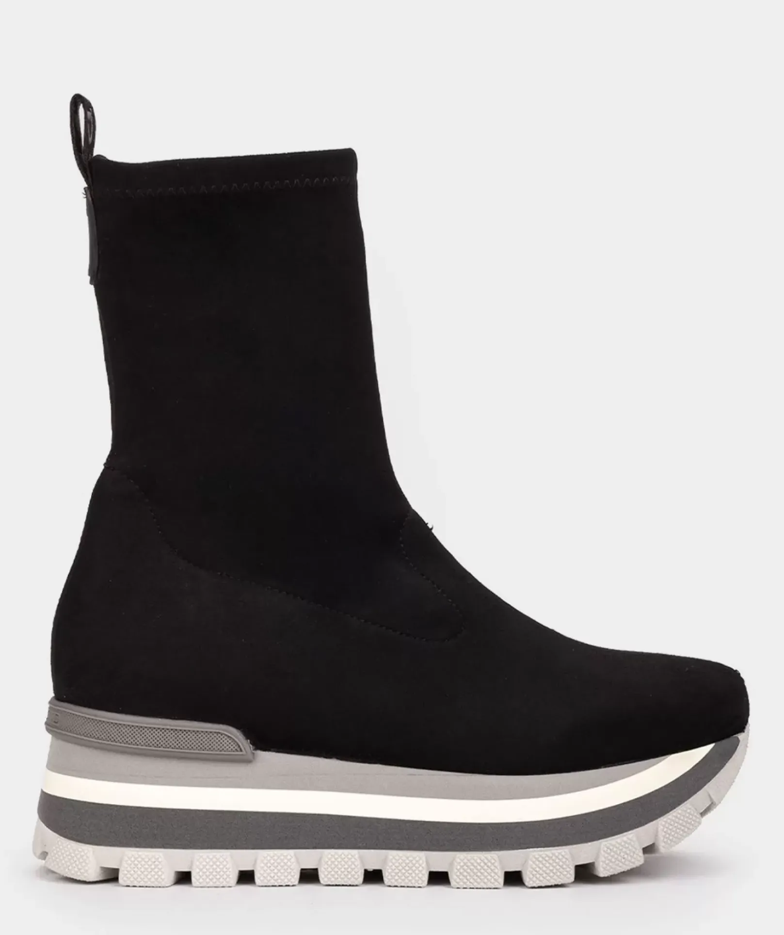Chaussure Pedro Miralles Bottines Sporitves En Cuir Elastique. Ante Strech Negro