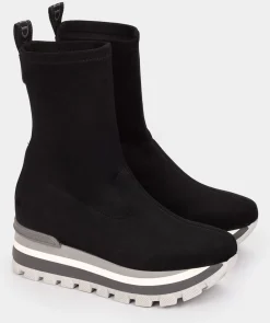 Chaussure Pedro Miralles Bottines Sporitves En Cuir Elastique. Ante Strech Gris