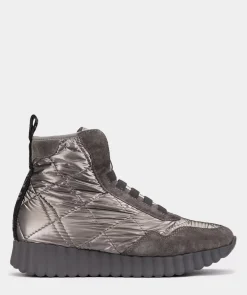 Chaussure Pedro Miralles Bottines Sportives En Daim Et Tissu Effet Matelasse. Freedom Negro