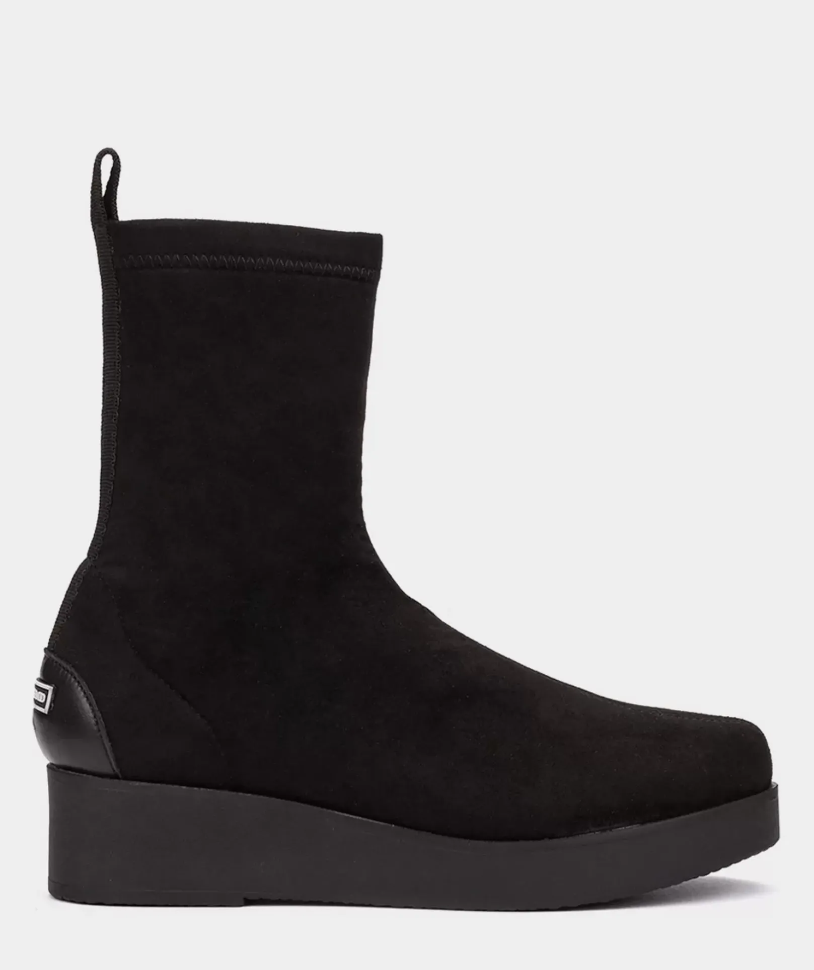 Chaussure Pedro Miralles Bottines Style Chaussettes En Tissu Extensible Noir Ante Stretch Negro